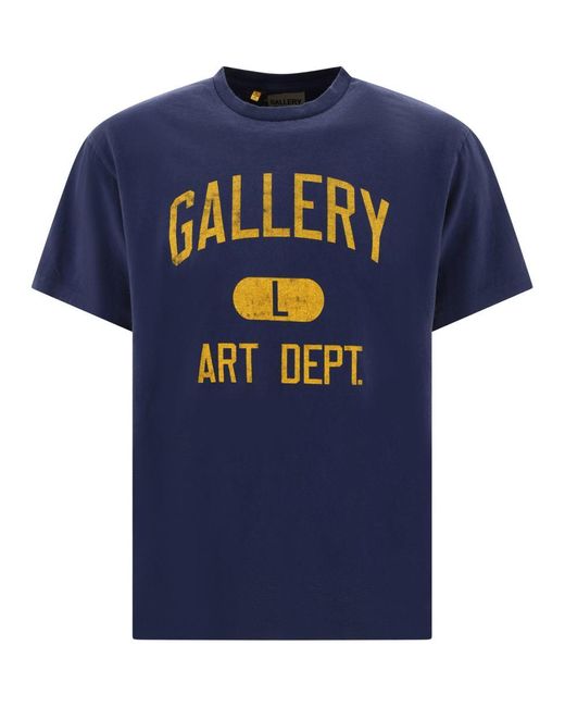 GALLERY DEPT. Blue "Art Dept." T-Shirt for men