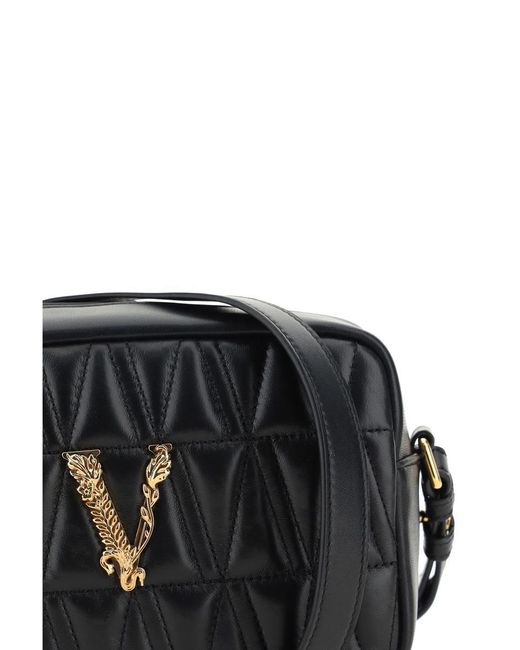 Versace Black Shoulder Bags