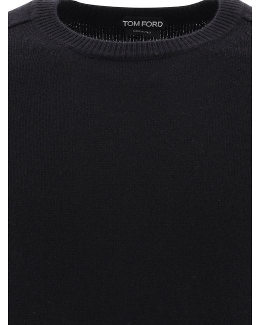 Tom Ford Black Cashmere Sweater for men