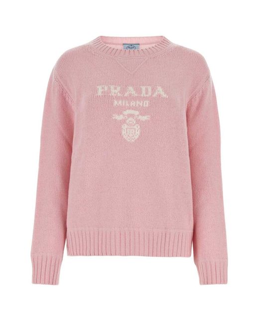 Prada Pink Knitwear