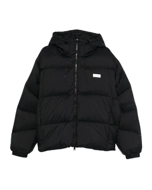 MSGM Black Down Jacket for men
