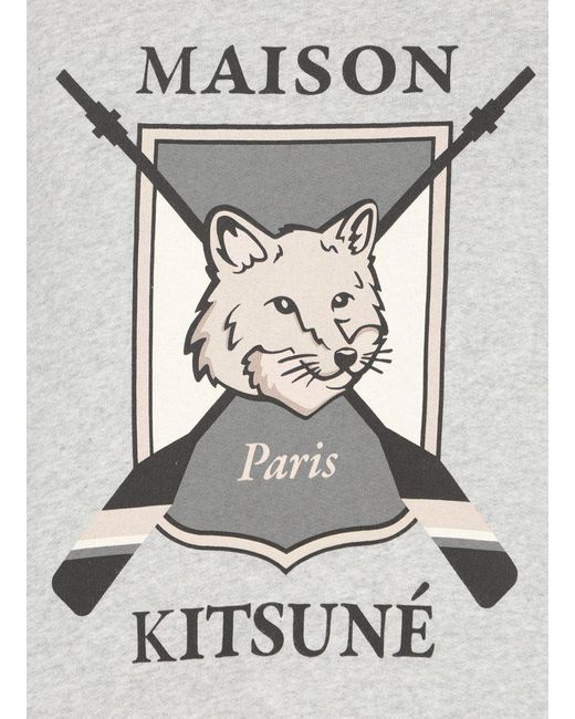 Maison Kitsuné Gray Sweatshirts