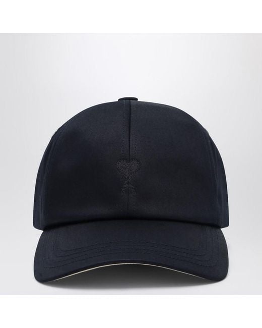 AMI Blue Ami De Coeur Baseball Cap for men
