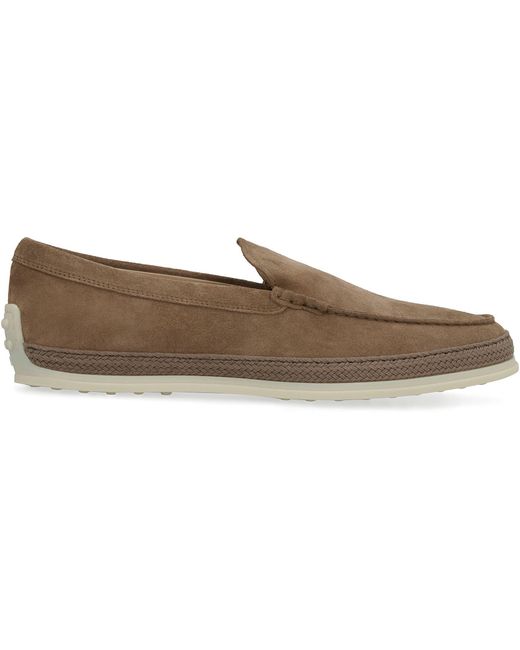 Tod's Brown Suede Slip-on for men