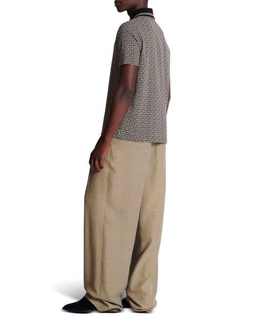 Balmain Gray T-Shirts And Polos for men