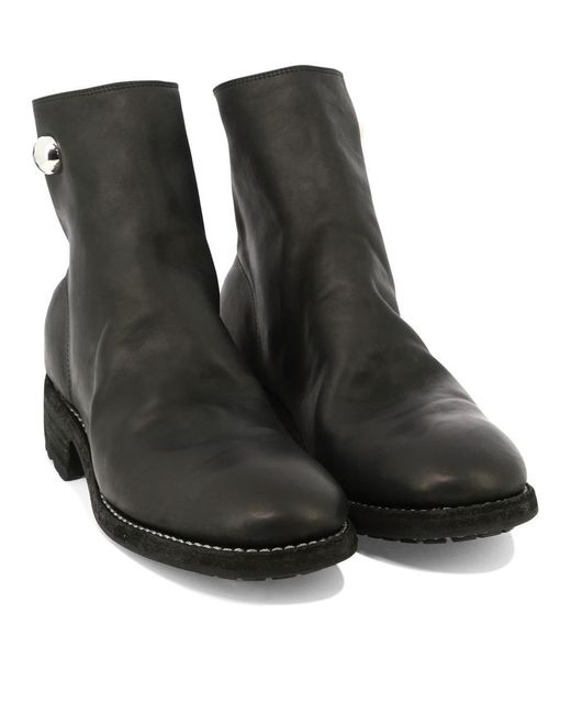 Undercover Black " X Guidi" Ankle Boots for men