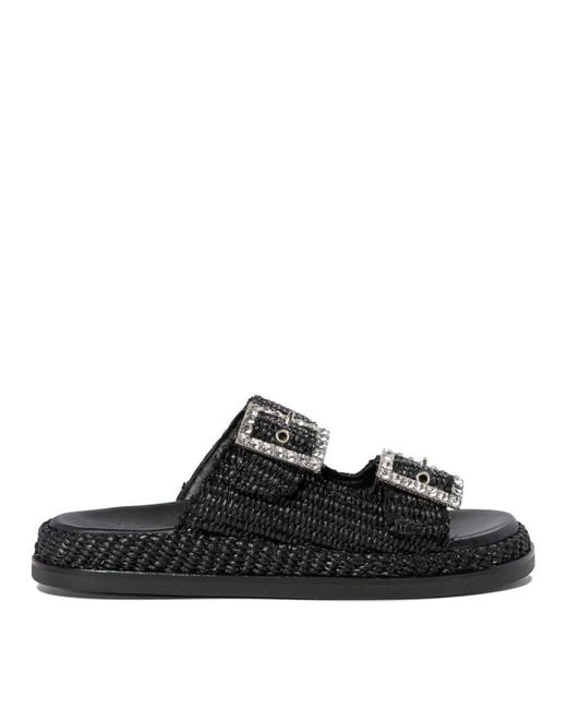 Alibi Black "Greta" Sandals