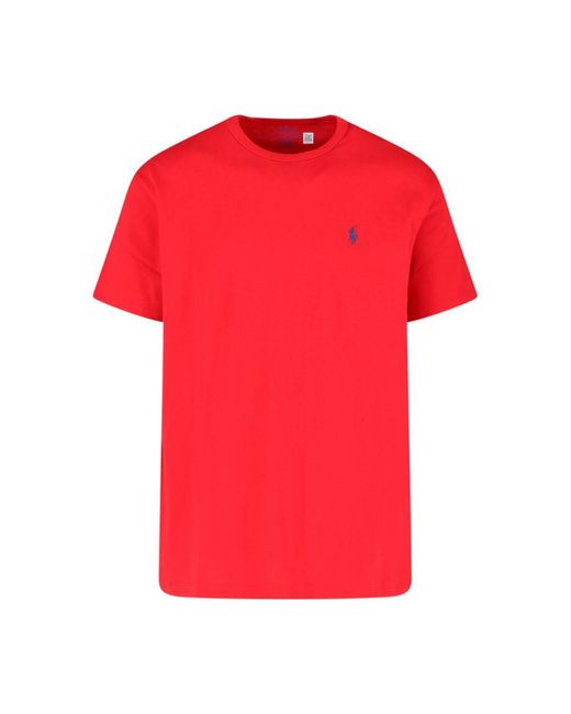 Polo Ralph Lauren Red T-Shirts And Polos for men