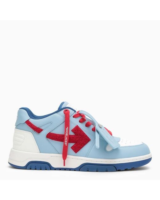 red blue white shoes