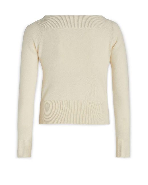 Alexander McQueen Natural Sweaters
