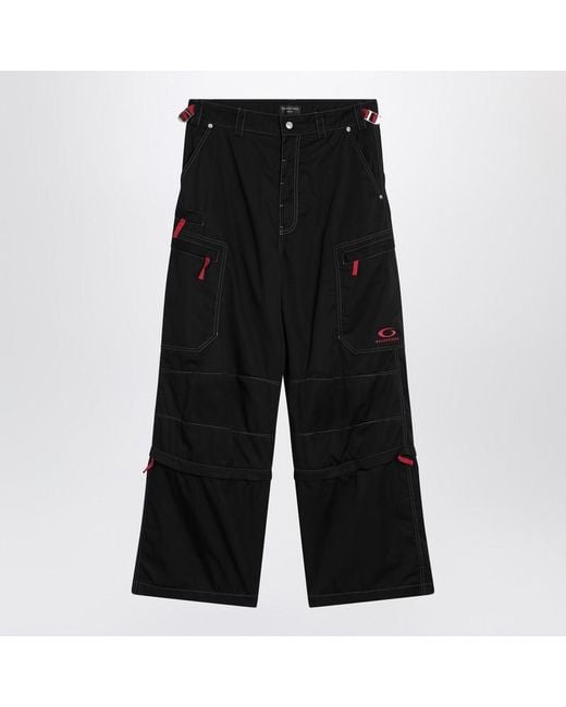 Balenciaga Black Utility Work Trousers for men