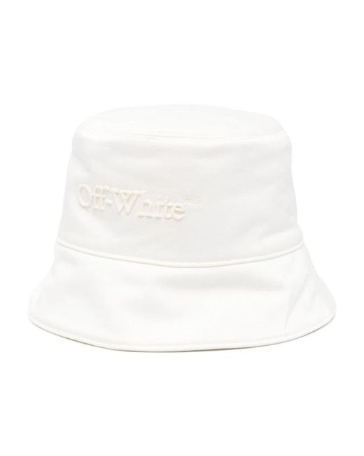 Off-White c/o Virgil Abloh White Off- Drill Bookish Bucket Hat
