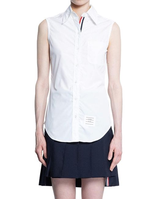 Thom Browne White Short Sleeves