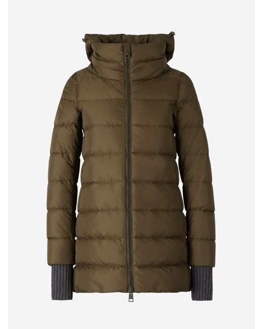 Herno Green Down Padded Jacket