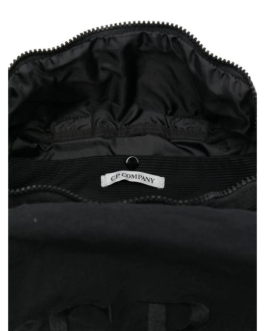 C P Company Black Accessories Waist Bag for men