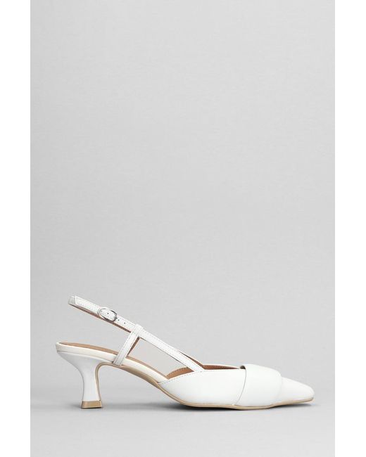 Carmens White Nicole Band Pumps