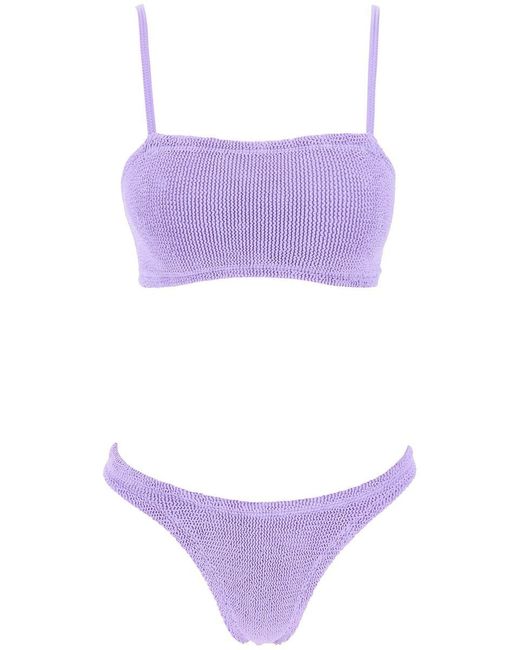 Hunza G Purple Gigi Bikini Set