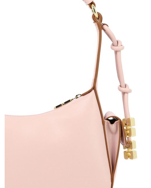 Ganni Pink "Swing" Shoulder Bag