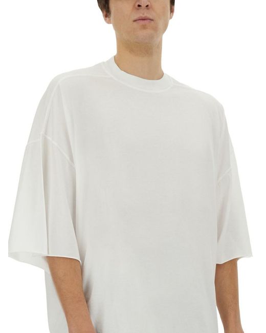 Rick Owens White Tommy" T-Shirt for men