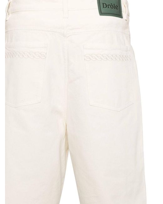 Drole de Monsieur White Shorts for men