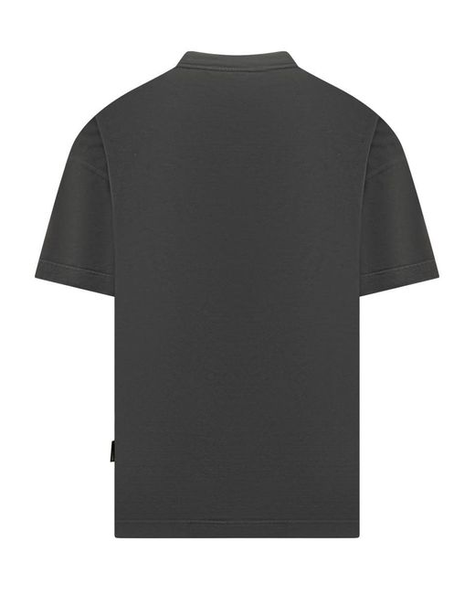 Palm Angels Black Pa City Washed T-shirt for men