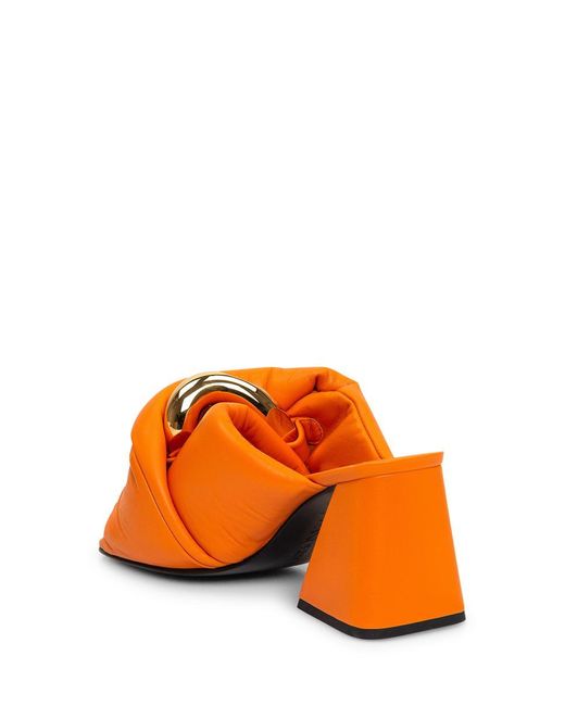 J.W. Anderson Orange Twisted Sandal