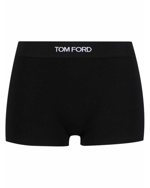 Tom Ford Black Boxers With Print
