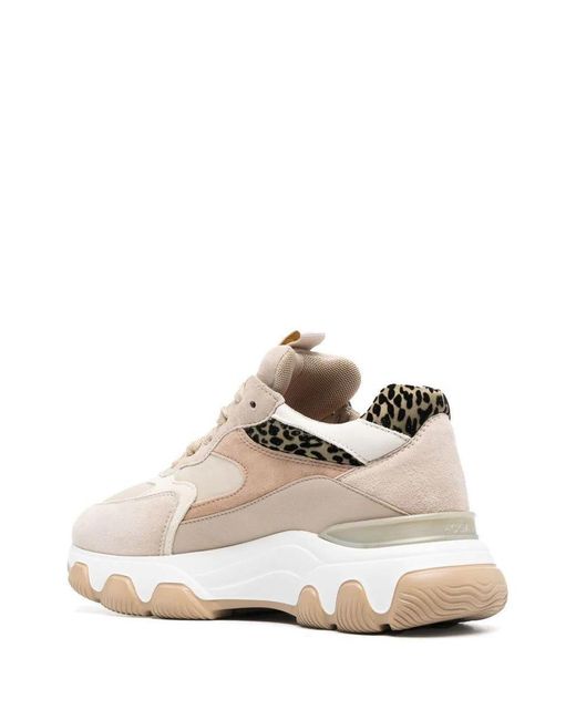 Hogan Hyperactive Chunky Panelled Sneakers in Natural | Lyst