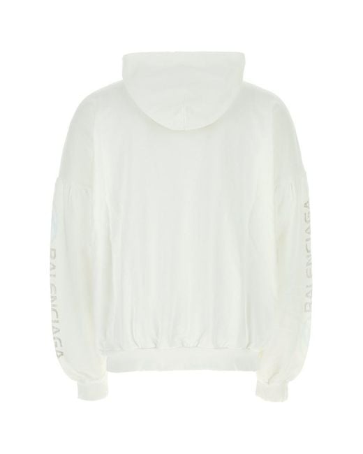 Balenciaga White Sweatshirts for men