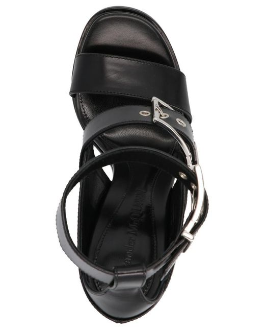 Alexander McQueen Black High Heels Sandals