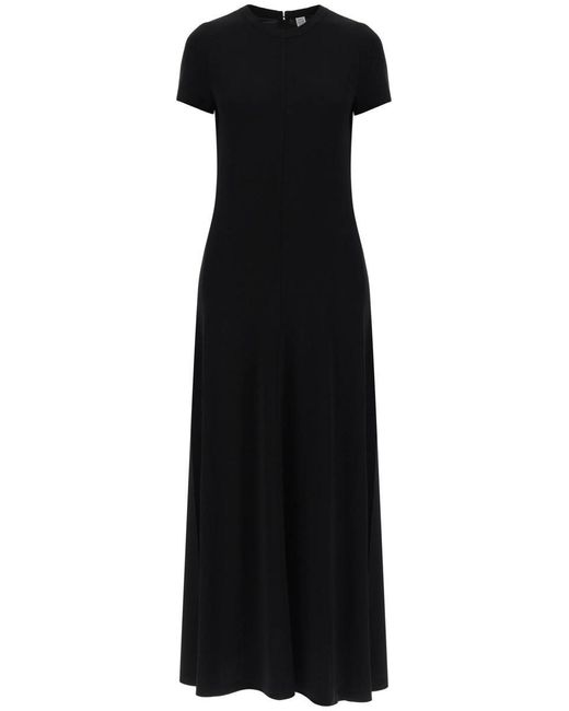 Totême  Black Toteme Maxi Jersey Dress