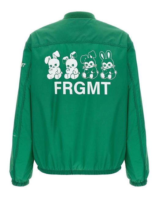 Moncler Green Moncler X Frgmt 'Ostria' Bomber Jacket for men