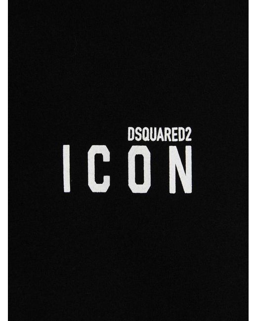 DSquared² Black Icon T-shirt for men