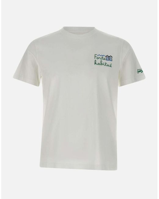 Mc2 Saint Barth White T-Shirts And Polos for men