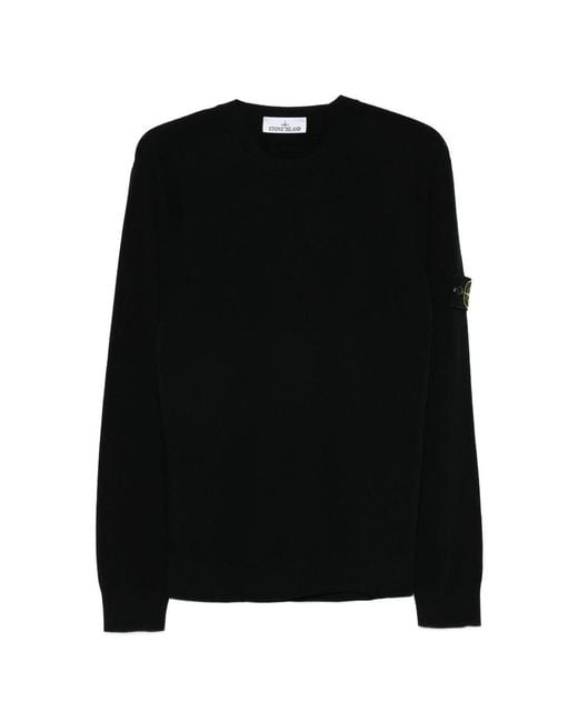 Stone Island Black Sweaters for men