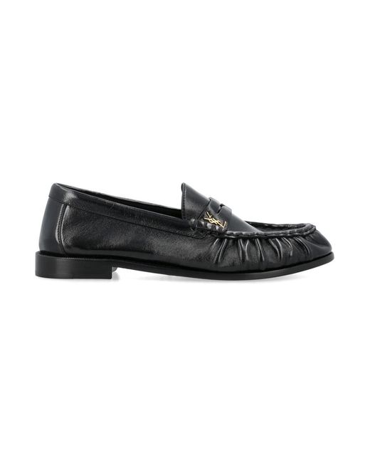 Saint Laurent Black Penny Loafer for men