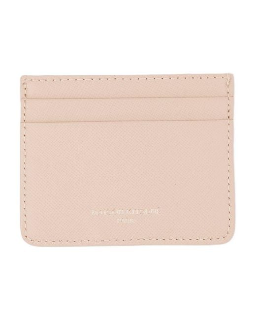 カードケース・名刺入れ Boogie Card case - Maison Kitsune - Leather - Pink Maison Kitsuné Boogie Card Case in Pink | Lyst