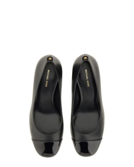 Michael Kors Black Leather Pumps