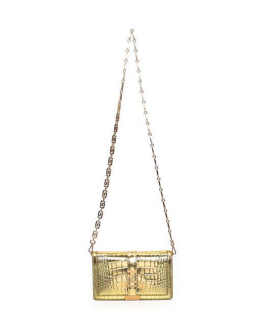 Versace Metallic Greek Goddess Mini Bag