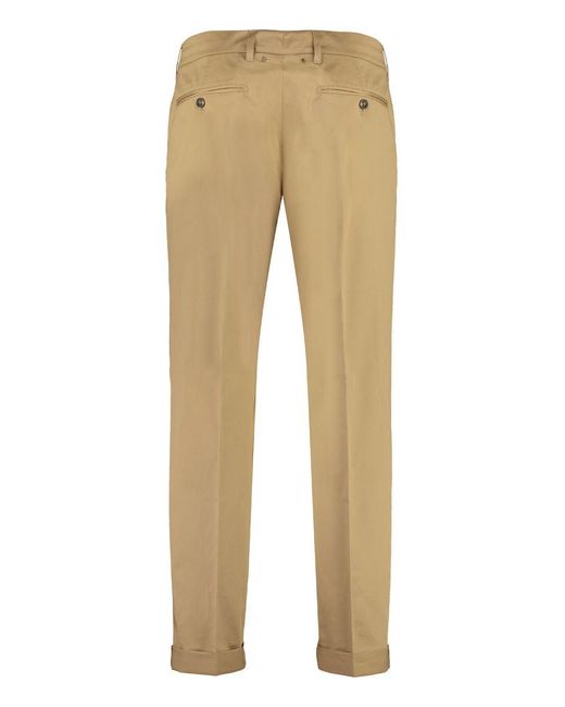 Golden Goose Deluxe Brand Natural Conrad Cotton Chino Trousers for men
