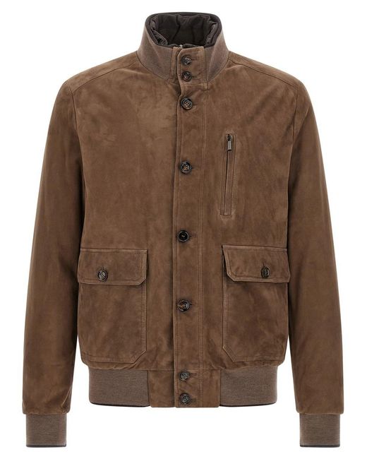 Moorer Brown 'Adelsio' Jacket for men