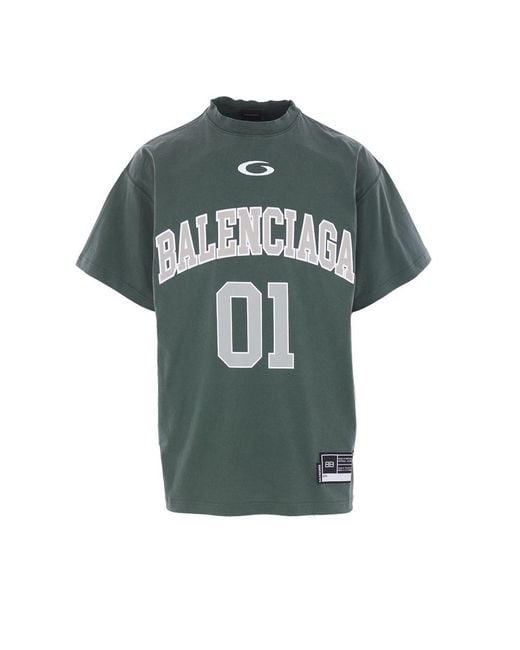Balenciaga Green T-Shirts And Polos for men
