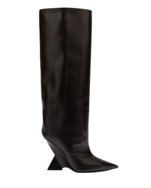 The Attico Black Boots