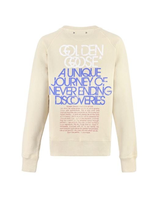 Golden Goose Deluxe Brand Natural Gia Cotton Crew-neck Sweatshirt