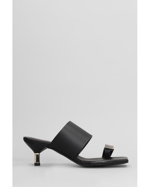 Donnarã¬ Black Slipper-Mule