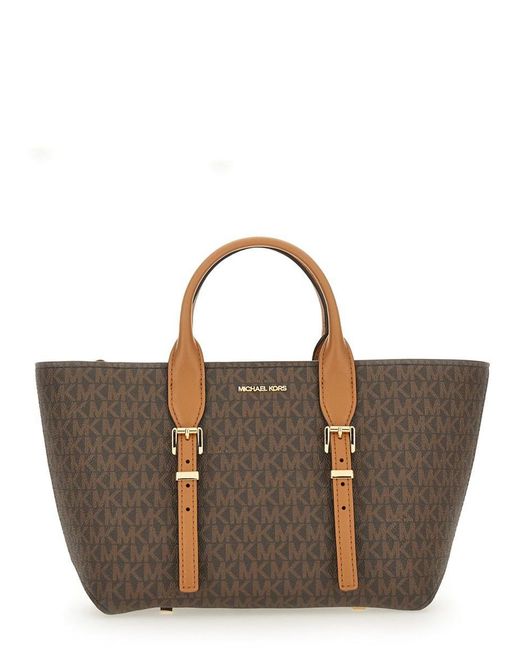 MICHAEL Michael Kors Brown Small Moore Tote Bag