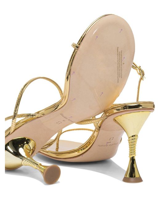 STUDIO AMELIA Metallic Sandals