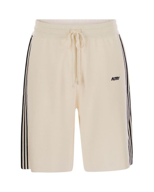 Autry Natural Short Viscose Trousers for men