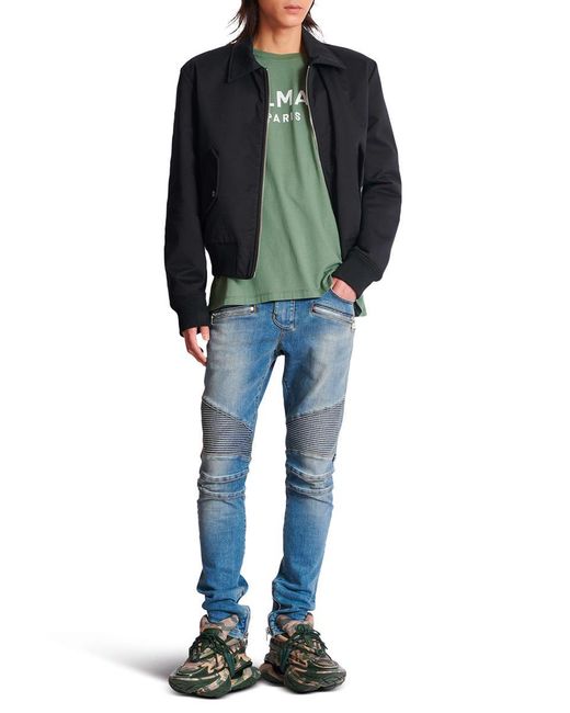 Balmain Green T-Shirts And Polos for men