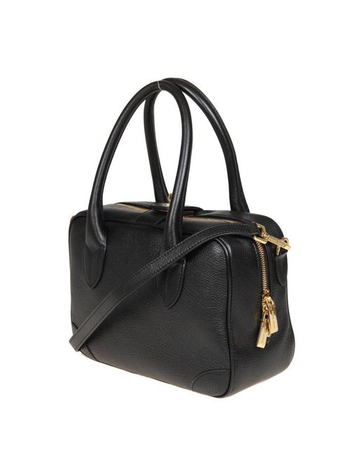 Golden Goose Deluxe Brand Black Leather Trunk Bag